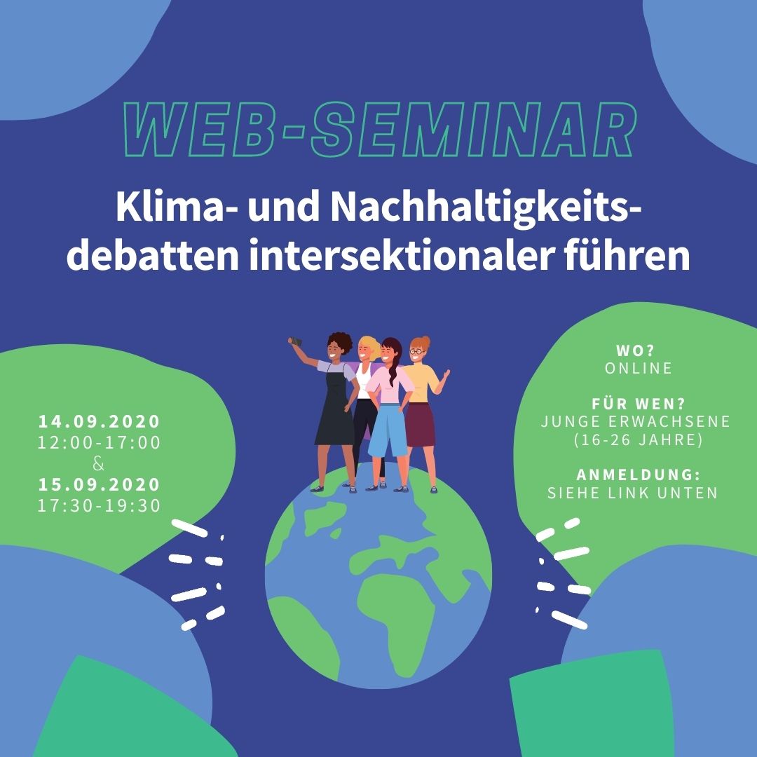 Web-Seminar: Klima- und Nachhaltigkeitsdebatten intersektionaler führen