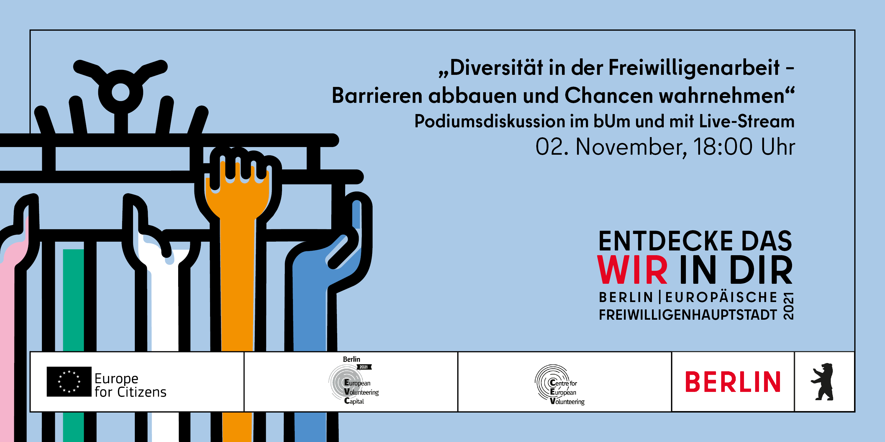Online Talk: „Diversität in der Freiwilligenarbeit – Barrieren abbauen und Chancen wahrnehmen“